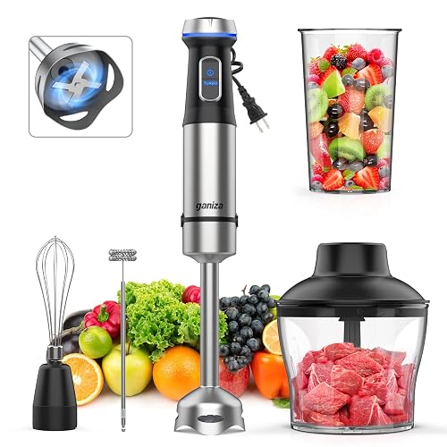 Ganiza Immersion Blender 1 Hand Blender product photo (Blenders & Food Processors) — ScooterReviewPro review