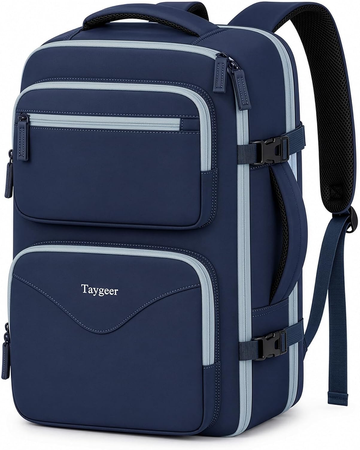 Taygeer TSA Approved Carry on Backpack, Personal Item Travel Bag, Ink Blue