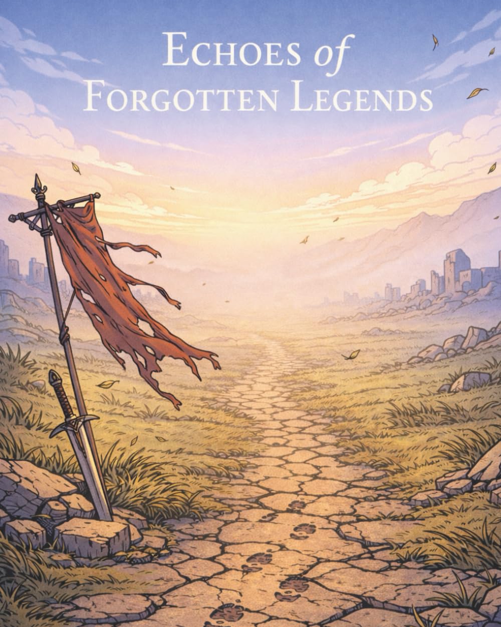 Echoes of Forgotten Legends Myth-Free Fantasy Coloring Book: A Journey Through Imaginary Worlds Beyond Myth and History