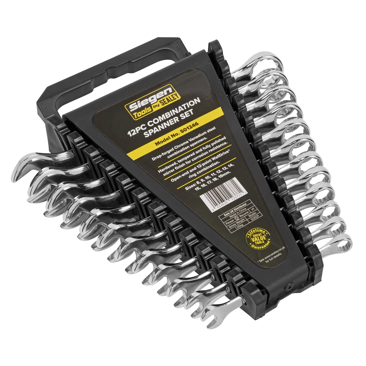 Siegen 12 Piece Combination Spanner Set