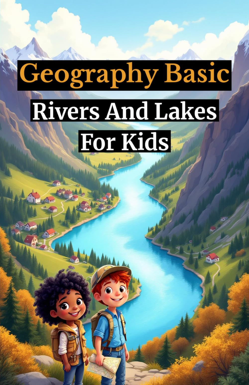 Geography Basic Rivers and Lakes for Kids: Discover World Freshwater Habitats, Famous Waterfalls, Ecosystems, and How Civilizations Grew Along Waterways (Geography Book For Kids)