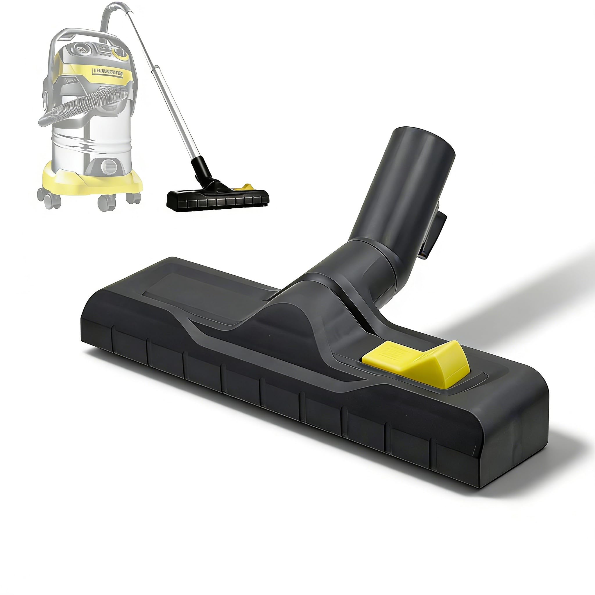 Vhbw Bocchetta Dura Per Pavimenti 30cm – Attacco 35mm, Compatibile Kärcher WD Serie