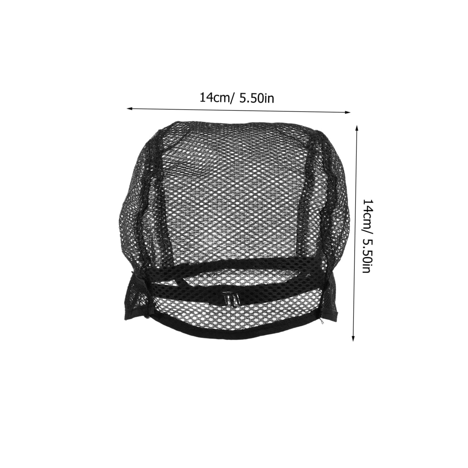 WOFASHPURET 2Pc Adjustable Black Mesh Wig Caps for Hair Weaving Fixed Net Wig Covers Stretchy Durable Hair Net for Wig Making Easy to Clean and Portable for All Hair