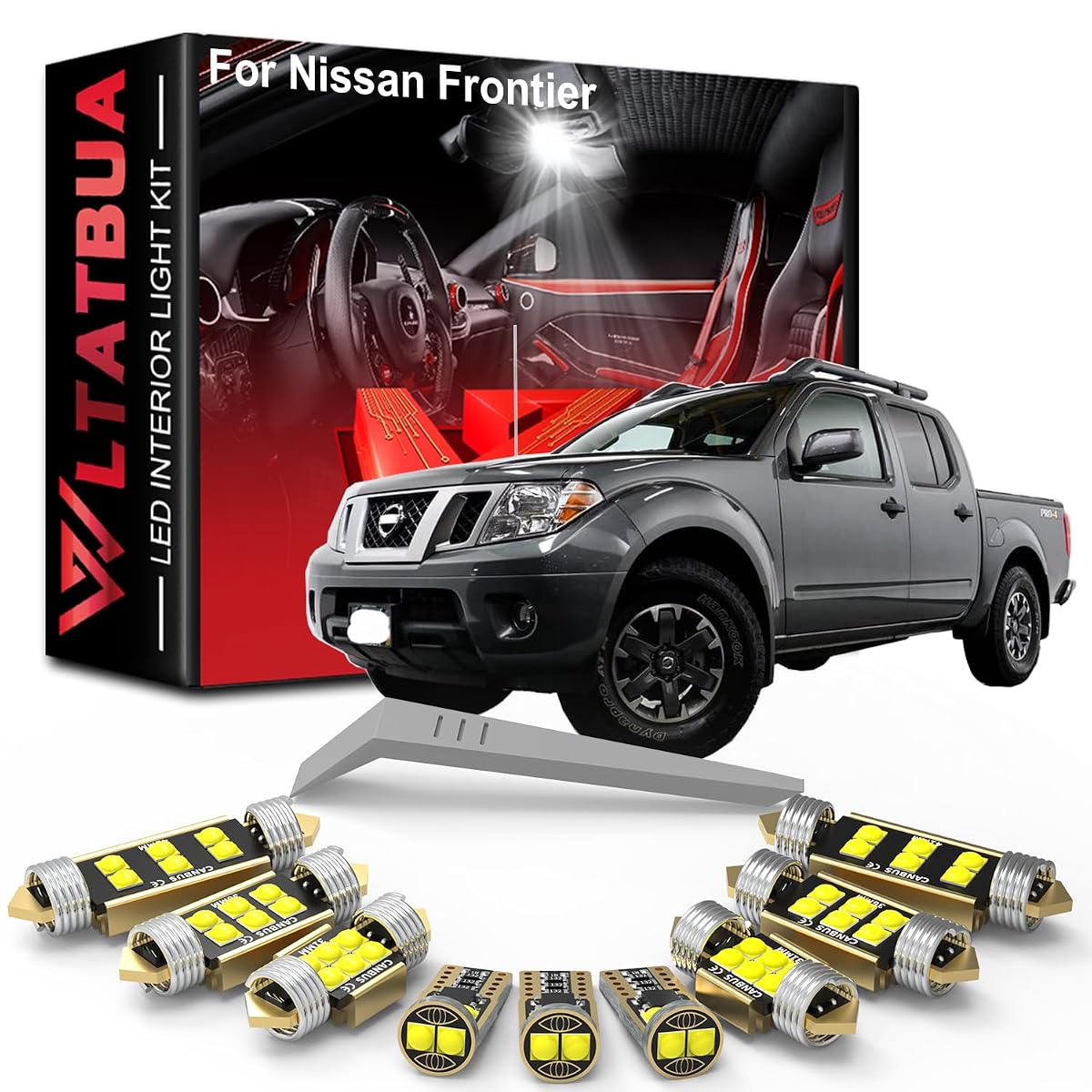 WLTATBUA LED Interior Light Kit for Nissan Frontier 2005-2022, 6000K White