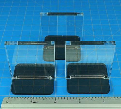 Miniatura 3 de LITKO Soporte de figura de papel  Soporte para tarjetas de juego  Bases de mostrador en miniatura de papel (base cuadrada, ranura de 2 x 2 pulgadas)