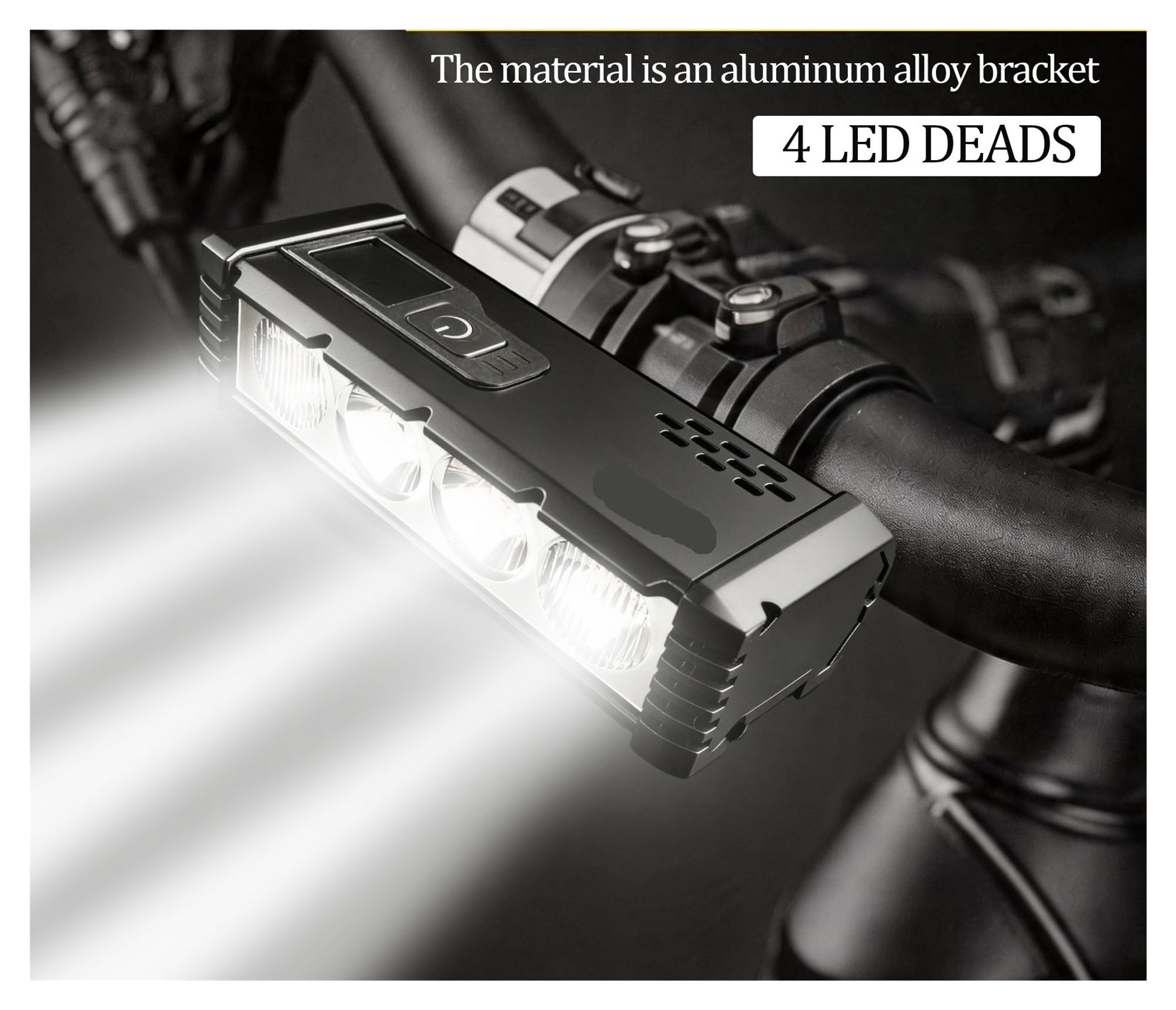 1 Linterna Recargable for Bicicleta MTB de 2000 mAh.