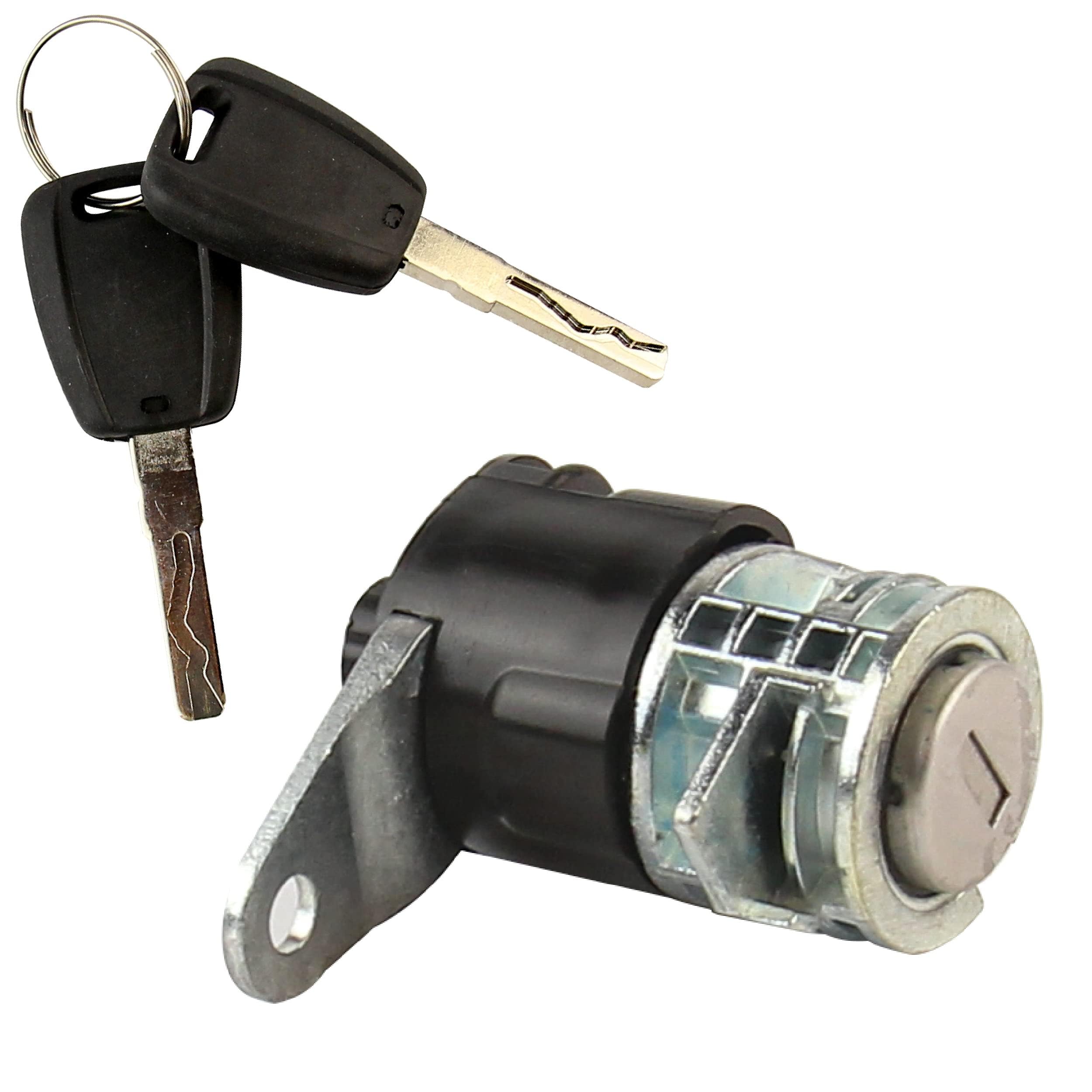 Serrure + Barillet de Porte battante Arrière Compatible avec Jumper Doblo Ducato Boxer 4162SK @Pro-Plip