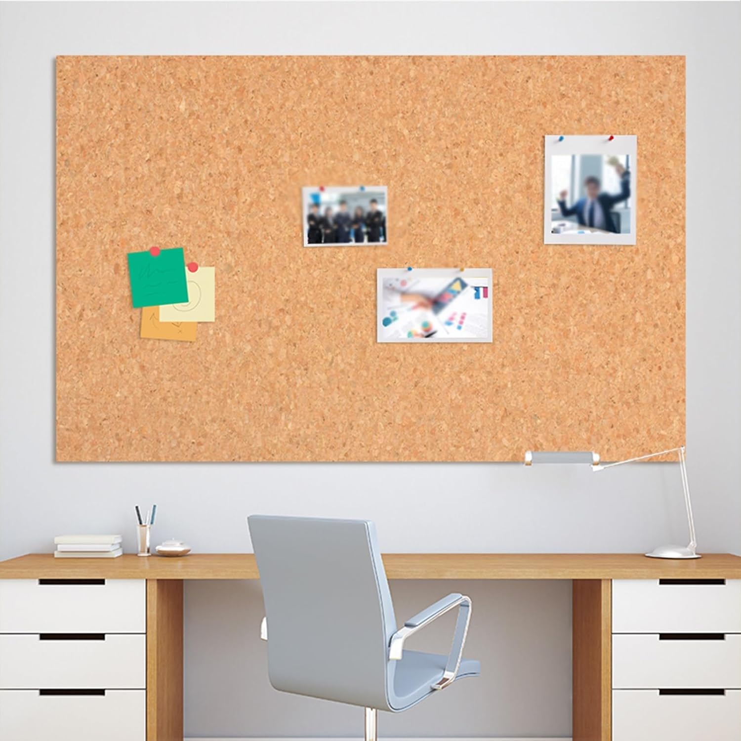 Rotolo di Pannello di Sughero per Piastrelle di Sughero Senza Cornice Marrone da Parete 1,22x3,28 m (8 mm) Rotolo di Fogli di Sughero Fai da Te Facile per Decorazioni per la casa, L'Ufficio