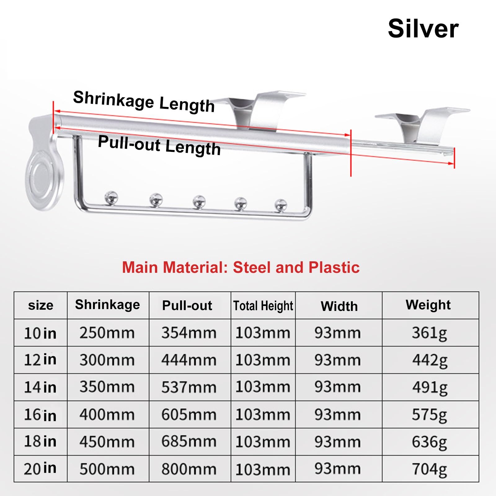 2PK NONSLIP PANT HNGR GRY