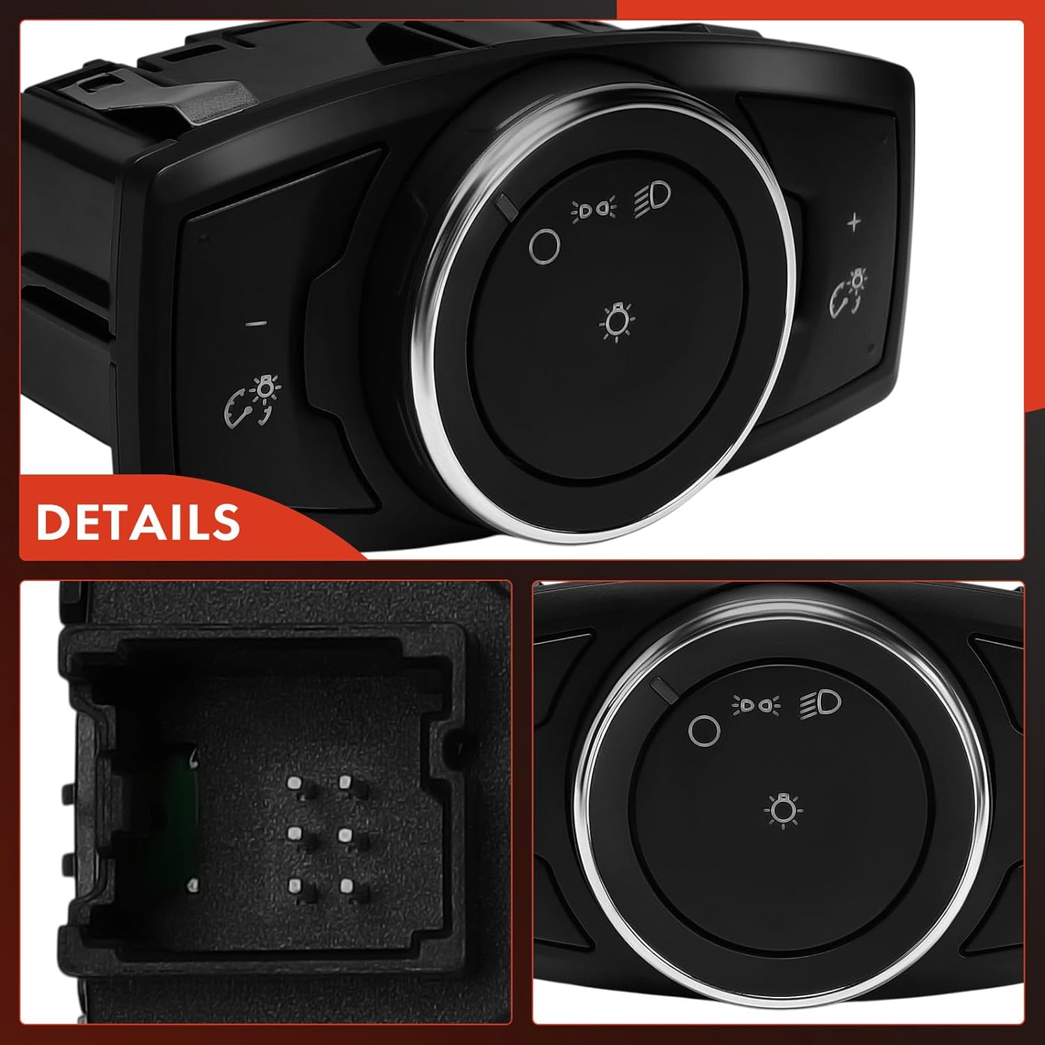 A-Premium Headlight Switch Instrument Panel Headlamp Dimmer Switch Compatible with Ford Escape 2013-2019, Focus 2012-2014, Transit Connect, Transit-150, Transit-250, Transit-350, Transit-350 HD