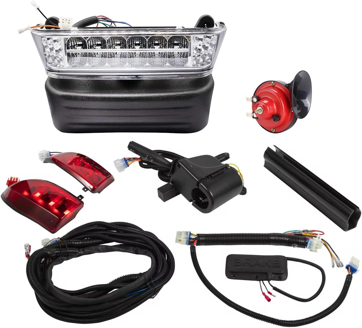 Dr.Acces Club Car Precedent Complete ultimate LED Light Kit with Turn Signals, Hazard Flasher, Horn and Brake fits Club Car Precedent 2004-UP