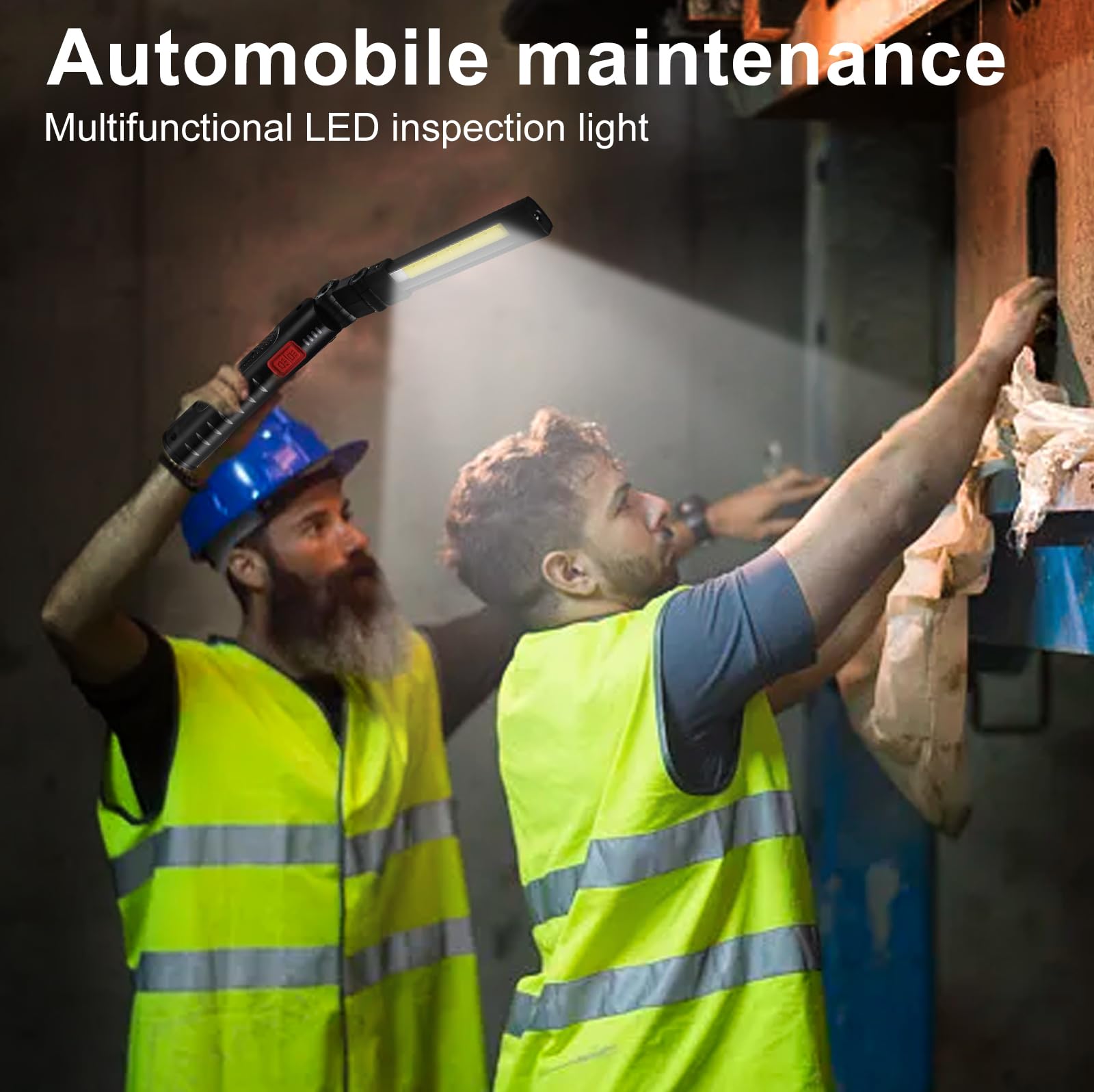 Savio Fl-03 Cob Lampada A Led 3w De Officina Ricaricabile, Usb-c, 150 - Foto 9