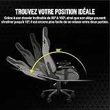 Corsair T3 RUSH Fabric (2023) Gaming Chair - Motorsports Inspired - Soft Fabric Covering - Detachable Neck Cushion and Memory Foam Lumbar Support - Grey & Charcoal - 6
