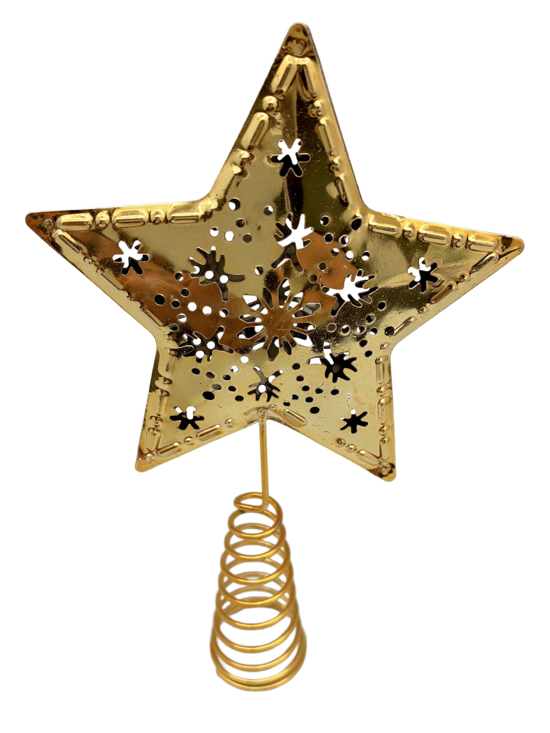 Estrella de Navidad de miniatura para decorar árboles de mesa en casa