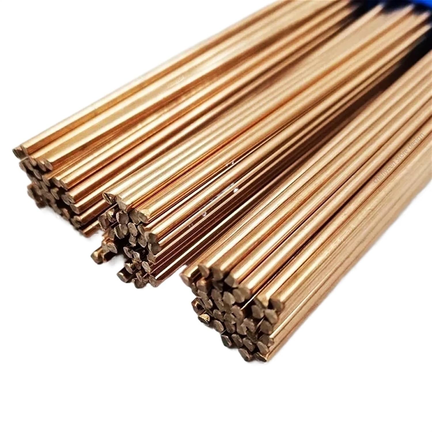 3/6/10/20pcs Copper Electrode Welding Wire 50cm Brass Welding Rod Phosphorus Soldering No Need Solder Powder Rods Tools (Color : 20Pcs, Size : 2mmx500mm)