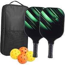 Outdoor Sports Games Fitness Racquets Set Pickleball Paddle Set Lightweight Fiberglass All Ages Fun Activities Outdoor Sports Games Fitness Racquets For Adults