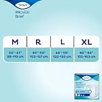 TENA Adult Incontinence, Discrete Disposable, Briefs, Comfortable Fit, Ultra Absorbency, Unisex, Medium (M), 40 Count