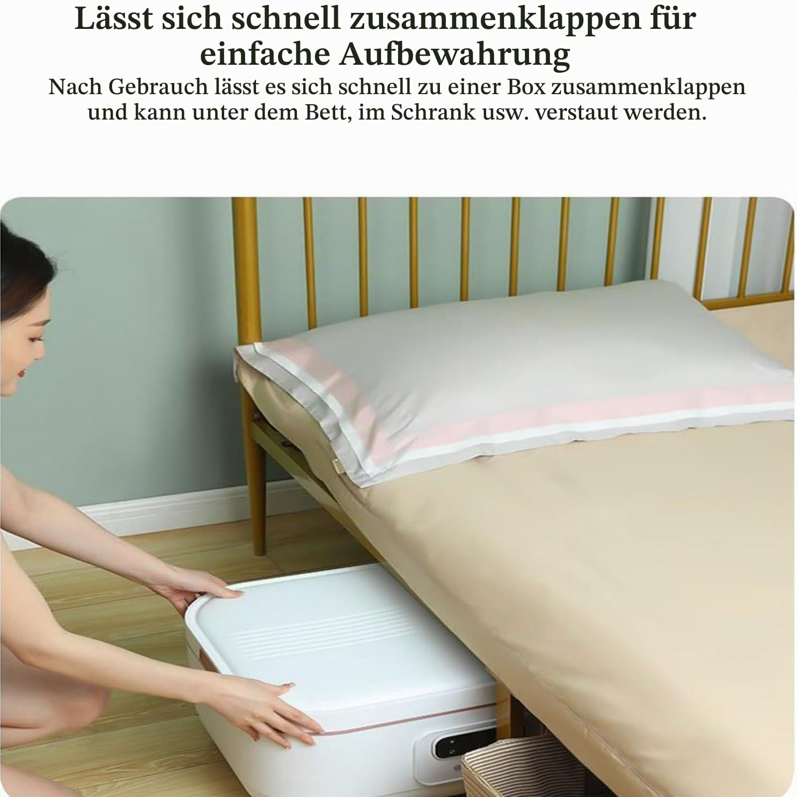 Tragbare Automatische Dampfbügelmaschine,Wäschepflegegerät,Entfernt Schnell Falten,Zirkulierender 3D-Wärmefluss,DREI Einstellbare Stufen,Für Zuhause,Wäscherei Und Schlafsäle