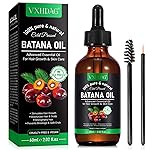 VXHDAG Batana Oil - 100% Pure & Natural from Honduras for Hair Growth, Eliminates Split Ends, Enhances Radiance & Nourishment for All Hair Types, 2.02 fl oz