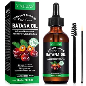 VXHDAG Batana Oil - 100 Pure Natural from Honduras for Hair Growth Eliminates Split Ends Enhances Radiance Nourishment