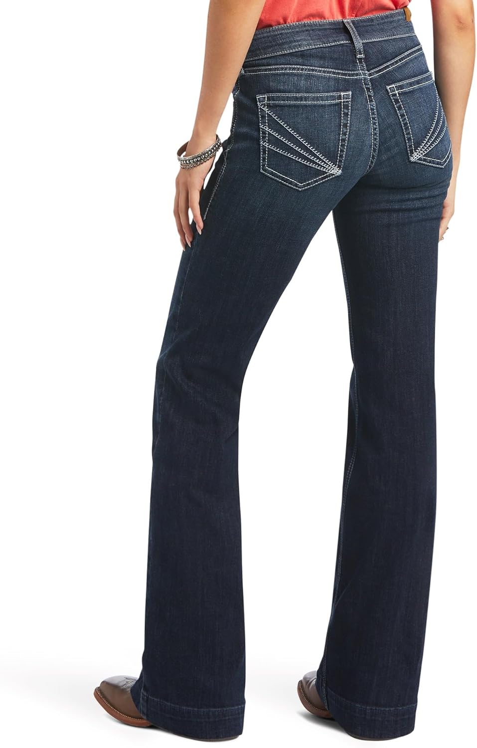 Ariat Womens Trouser Perfect Rise Aisha Wide Leg Jean - Image 2
