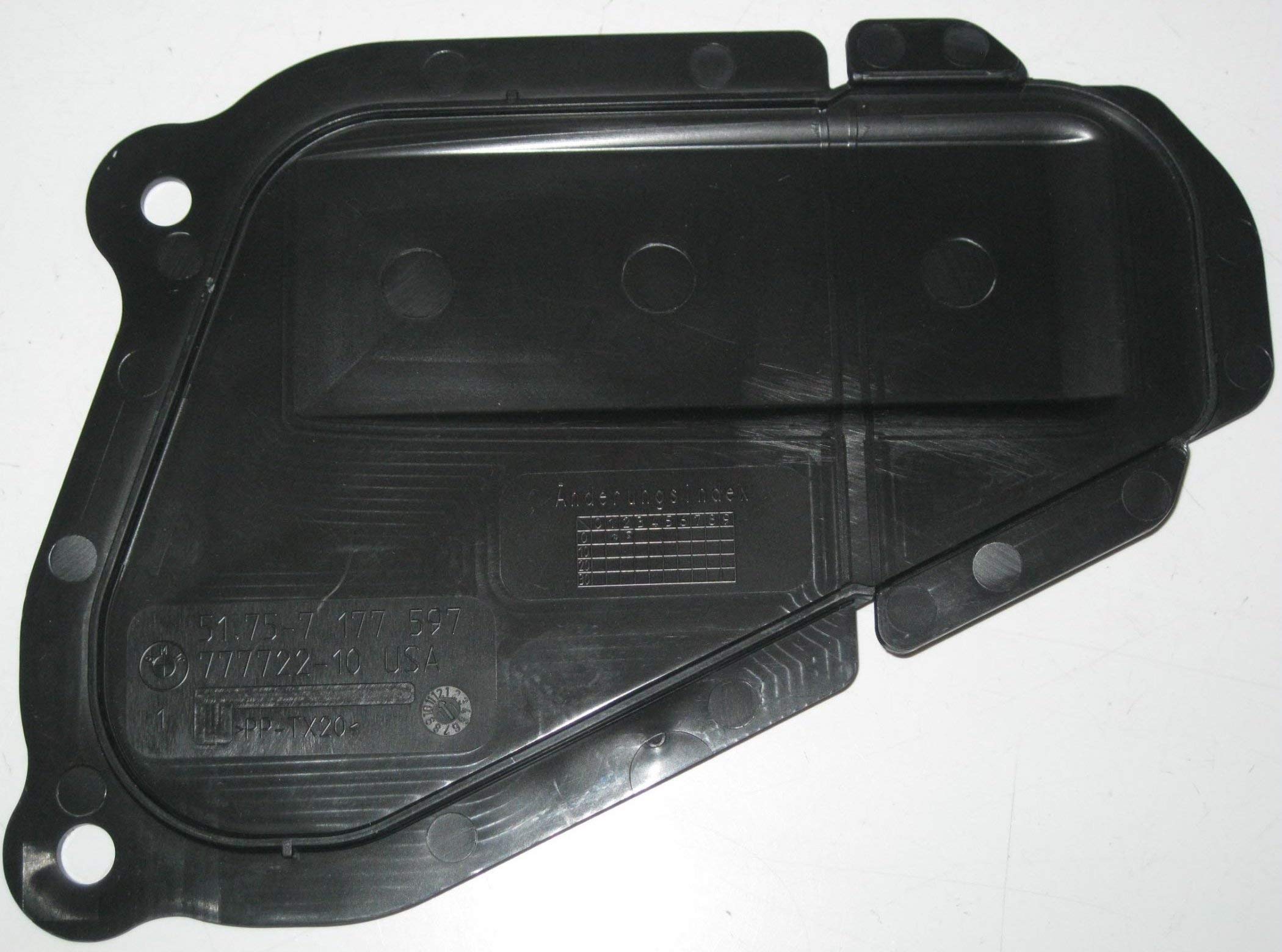 Tapa de cárter original BMW E70 X5 y E71 X6 protector tapón purga aceite 51757177597 4