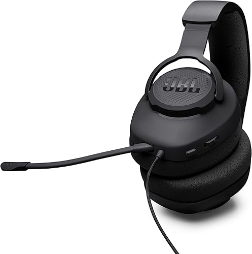 Miniatura 11 de JBL Quantum 100M2 - Auriculares con cable para juegos con micrófono omnidireccional, desmontable con opción de silencio y almohadillas de espuma