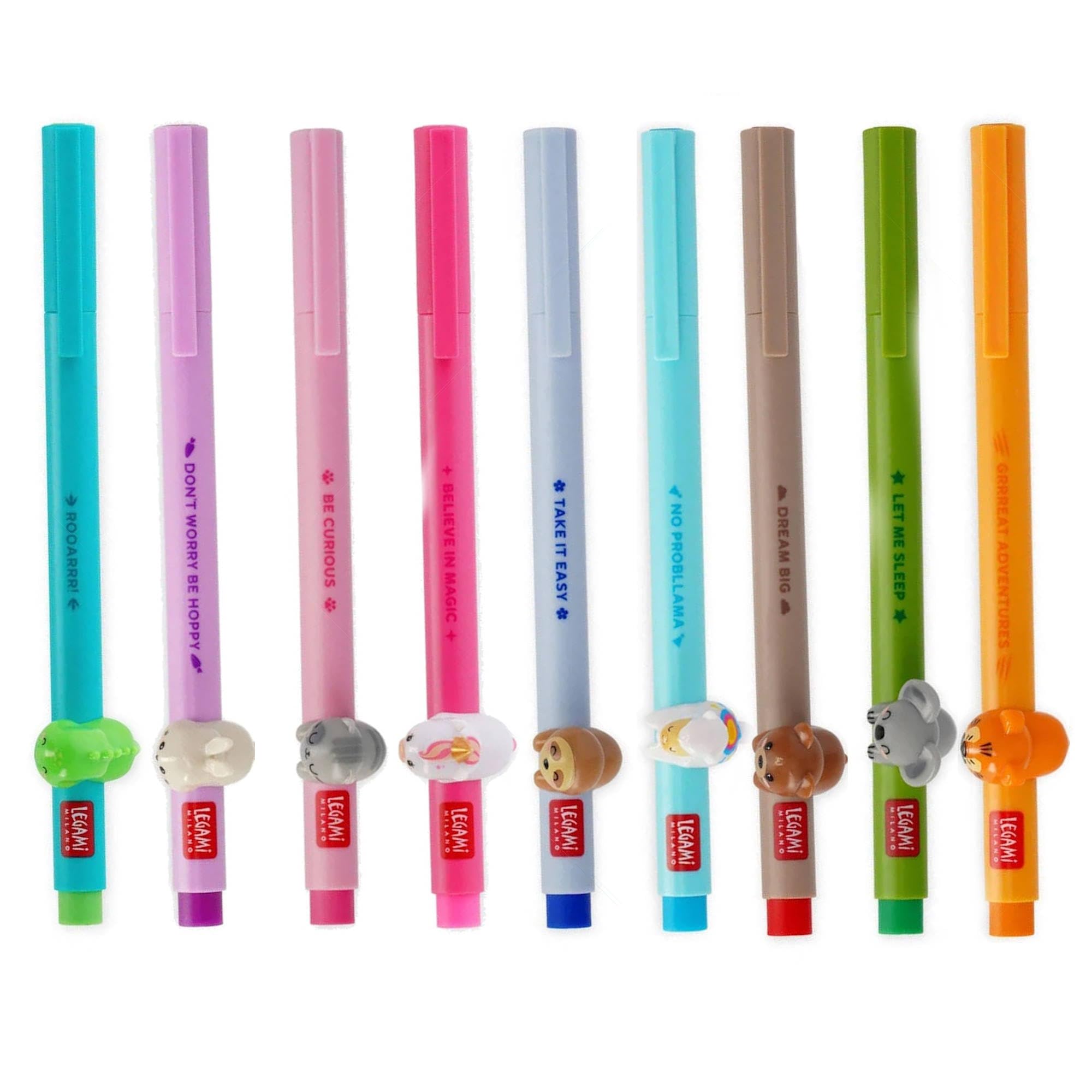 Set of 9 Lovely Friends Ink Pens Legami