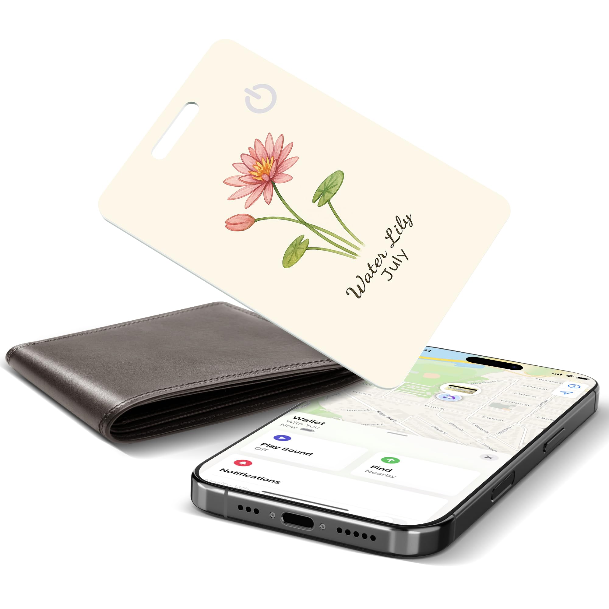 Wallet Tracker Card, Slim Tracking Card, Card Tracker for Wallet, Waterproof 0.06in Item Locator for Luggage Tags, Passports, Phone – Works with Apple Find My, Rechargeable, iOS Only（July）-image-23