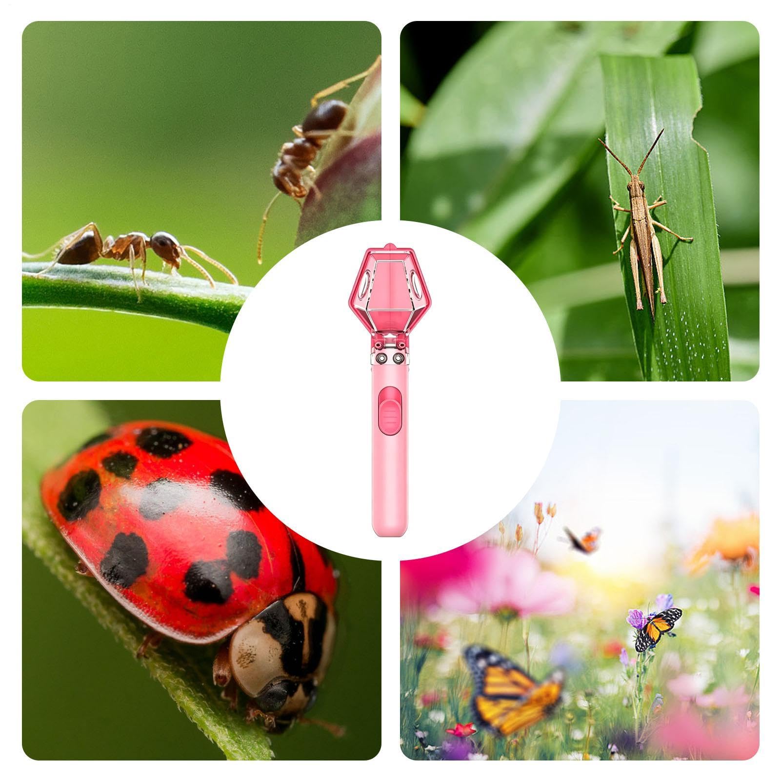 Generisch al aire libre para niños – lupa de 6 aumentos, pedagógico ergonómico, herramienta de exploración al aire libre, para niños de 3 a 15 años, exterior, hogar, jardín, camping,