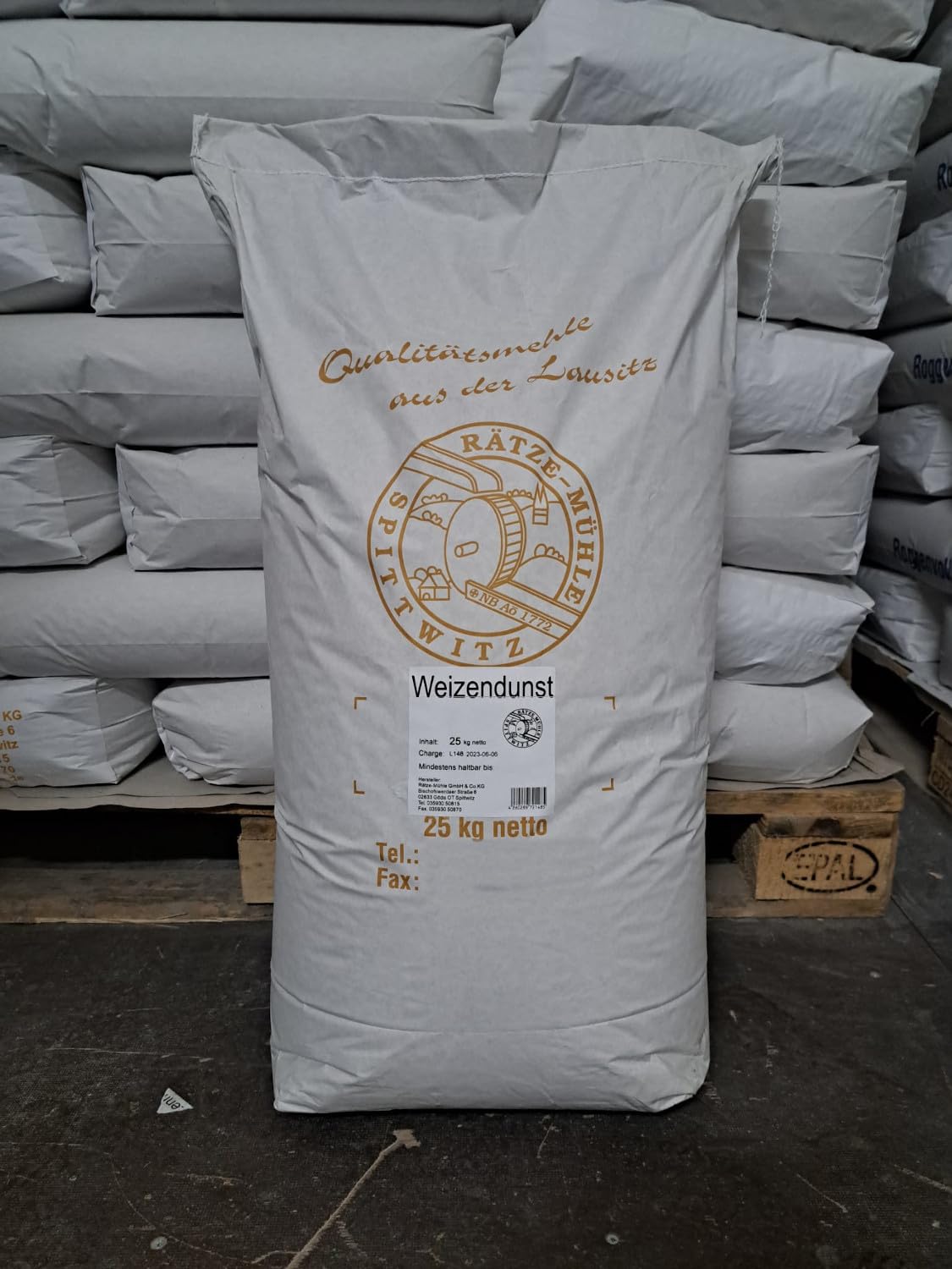 Weizendunst 25kg in bester Qualität aus der Rätze-Mühle