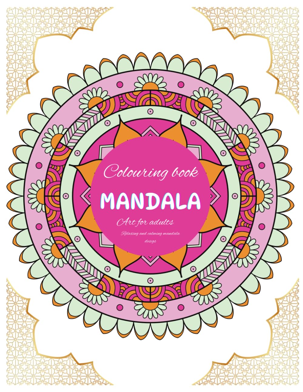 Livre de coloriage mandala adulte art thérapie méditation et détente créative