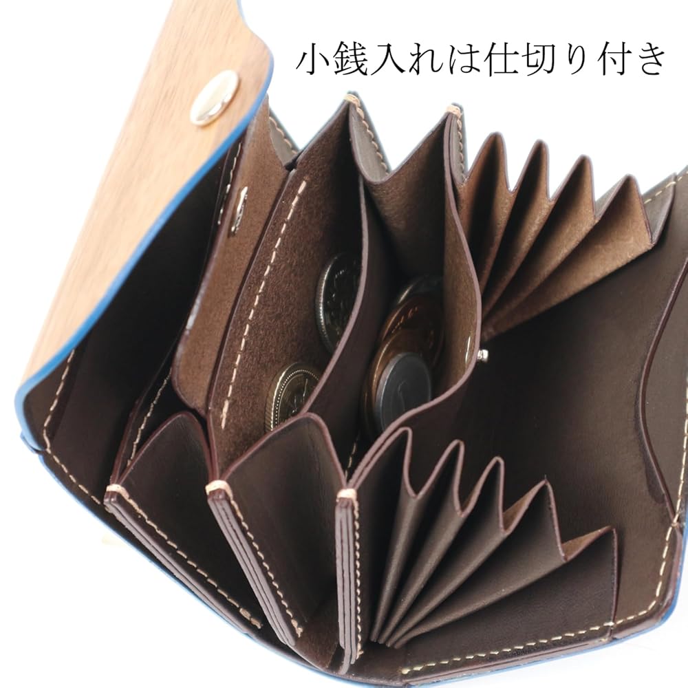 Amazon.co.jp: [VARCO REAL WOOD] Palm Wallet, Compact, Mini