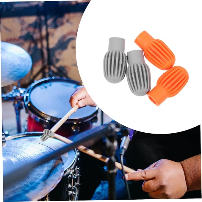 Cubiertas de Silicona para Cabeza de Baquetas GALPADA 4 piezas miniatura 7