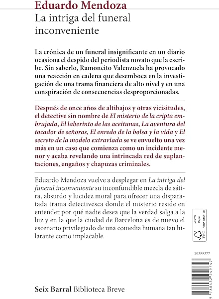 La intriga del funeral inconveniente (Biblioteca Breve) - 2
