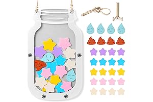Stars Reward Jar For Kids Classroom Management Tool Potty Training Rewards Star...