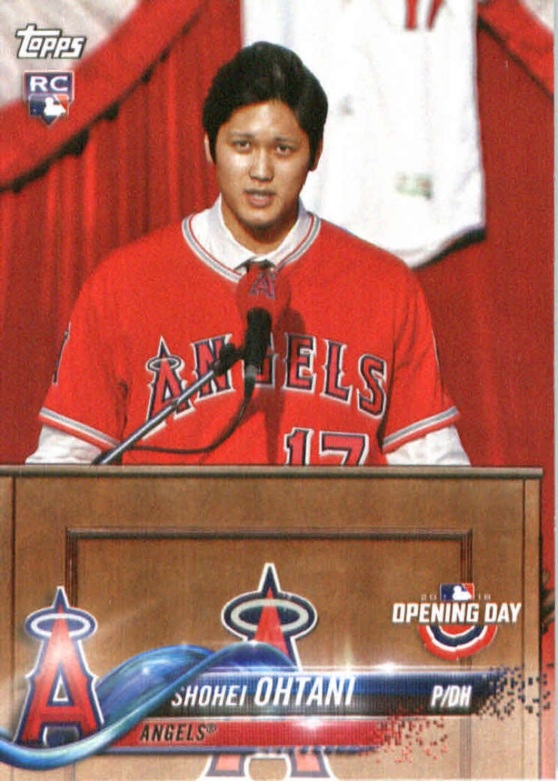 Amazon.com: 2018 Topps Opening Day #200 Shohei Ohtani Los Angeles