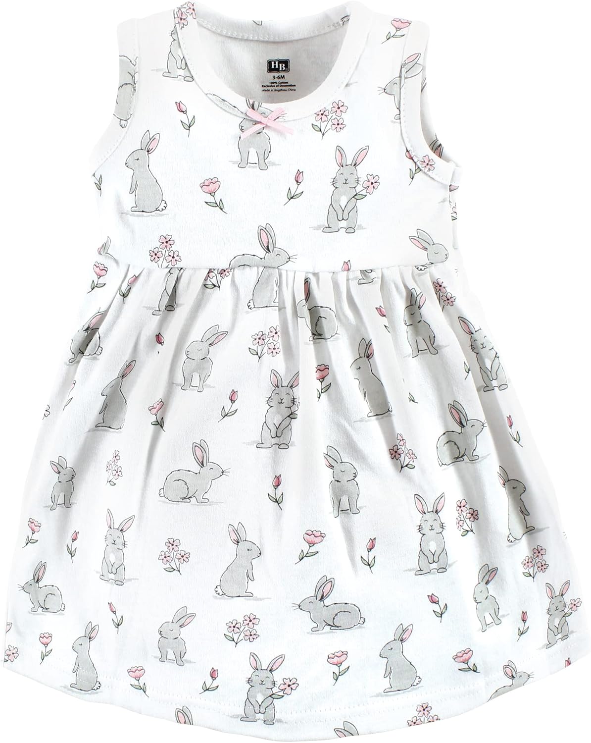 Conjunto de vestido y cárdigan de algodón para niñas de Hudson Baby