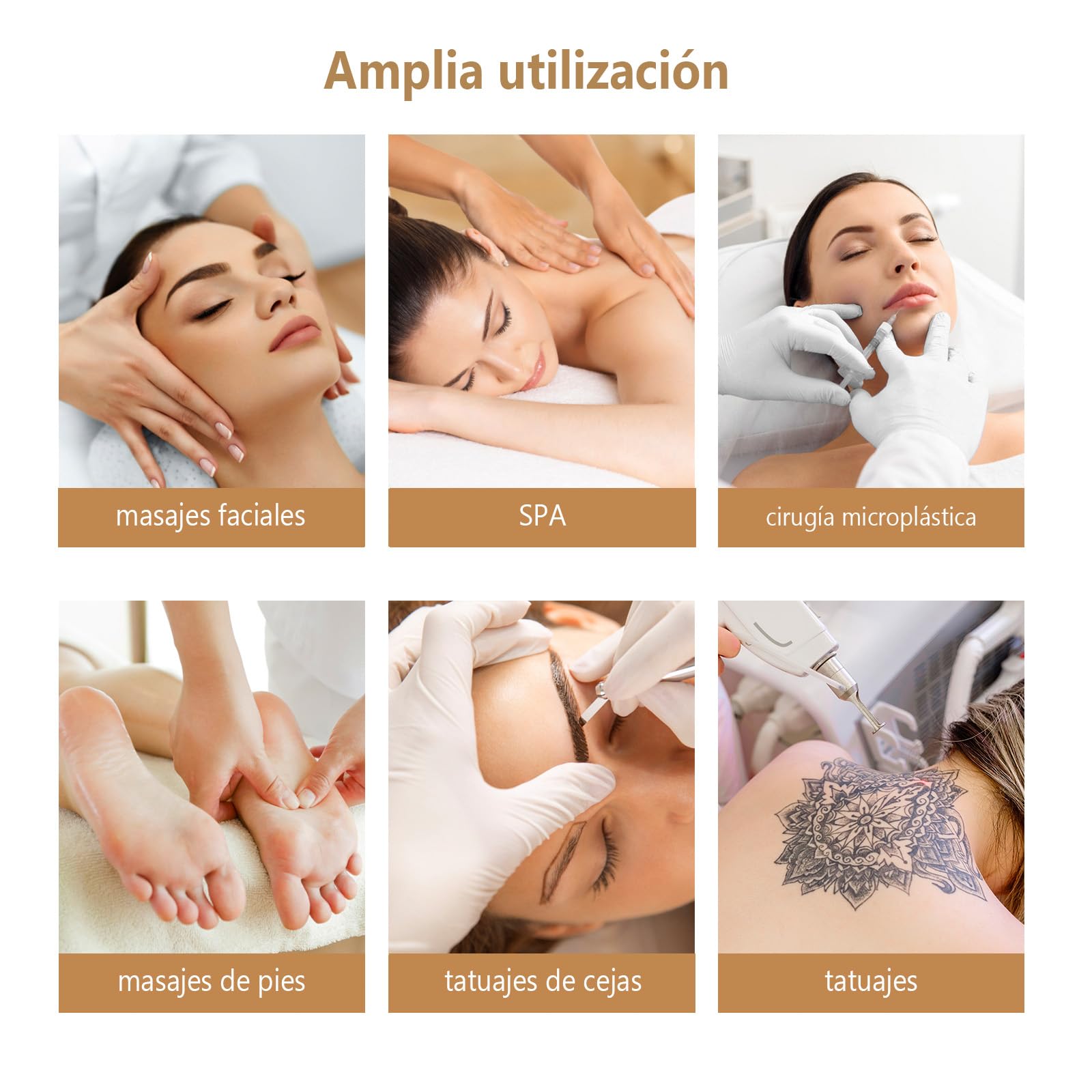 Bonnlo Camilla Masaje Ajustable, Camilla Masaje, Cama de Masaje para Salones de Belleza, SPA y Peluquerías, Negro