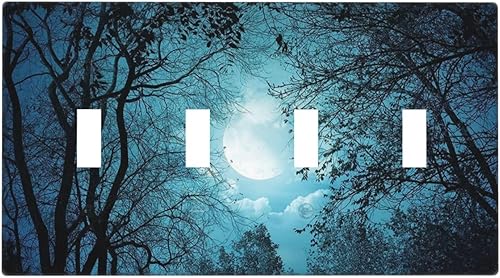 Miniatura 58 de Interruptor de Luz Cove Silla de Playa Paisaje Marino Océano Azul Placa de Pared de 3 Posiciones Placa de Interruptor de Luz Triple Palanca Costera