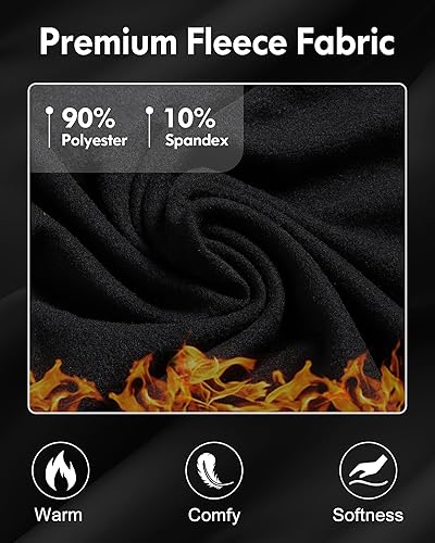 Miniatura 3 de Paquete de 4 o 2 camisetas térmicas para hombre, manga larga, forro polar, capa base, ropa interior de compresión, equipo deportivo deportivo