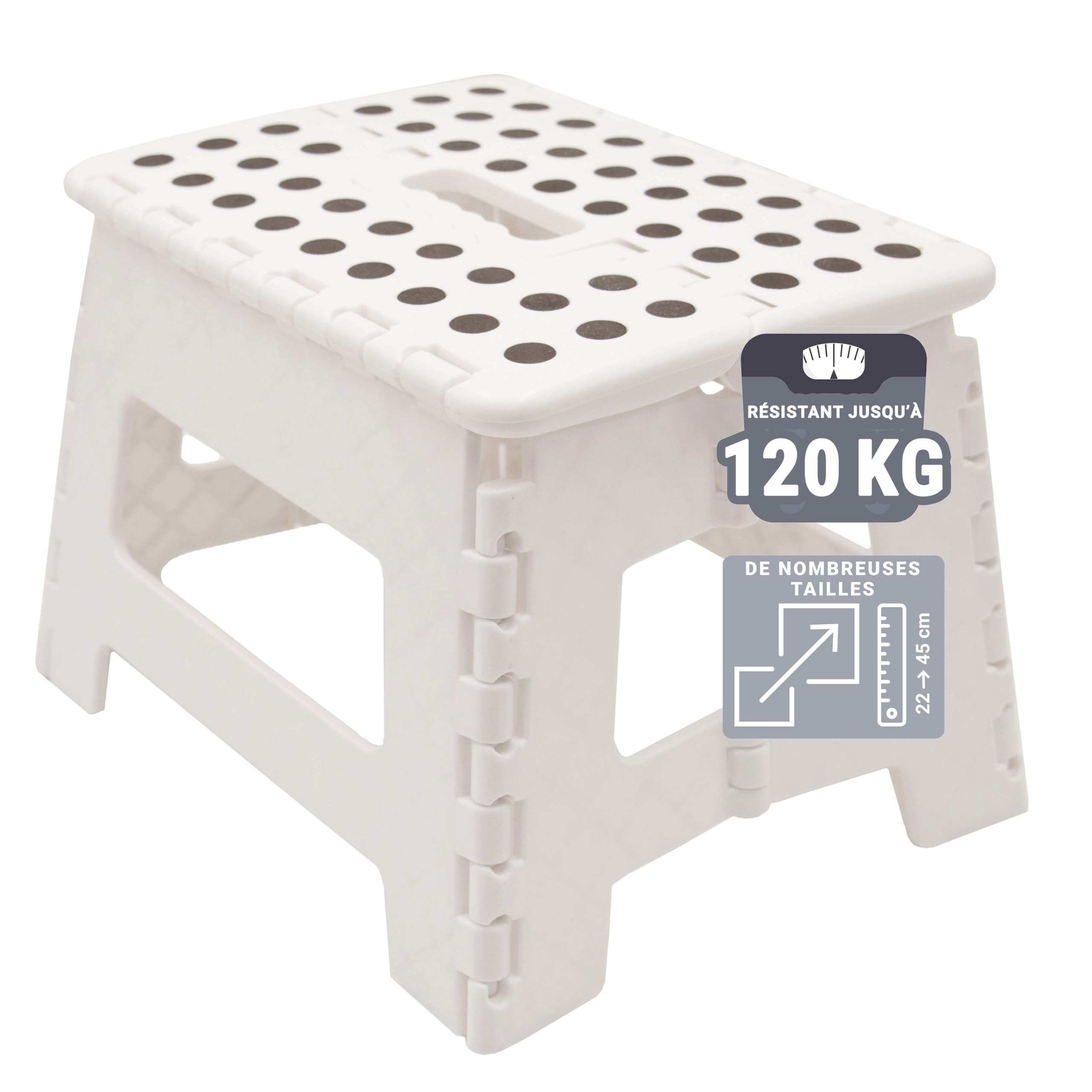 Blauesmeer Marchepied Pliable 22 Cm – Tabouret Pliant Jusqu'à