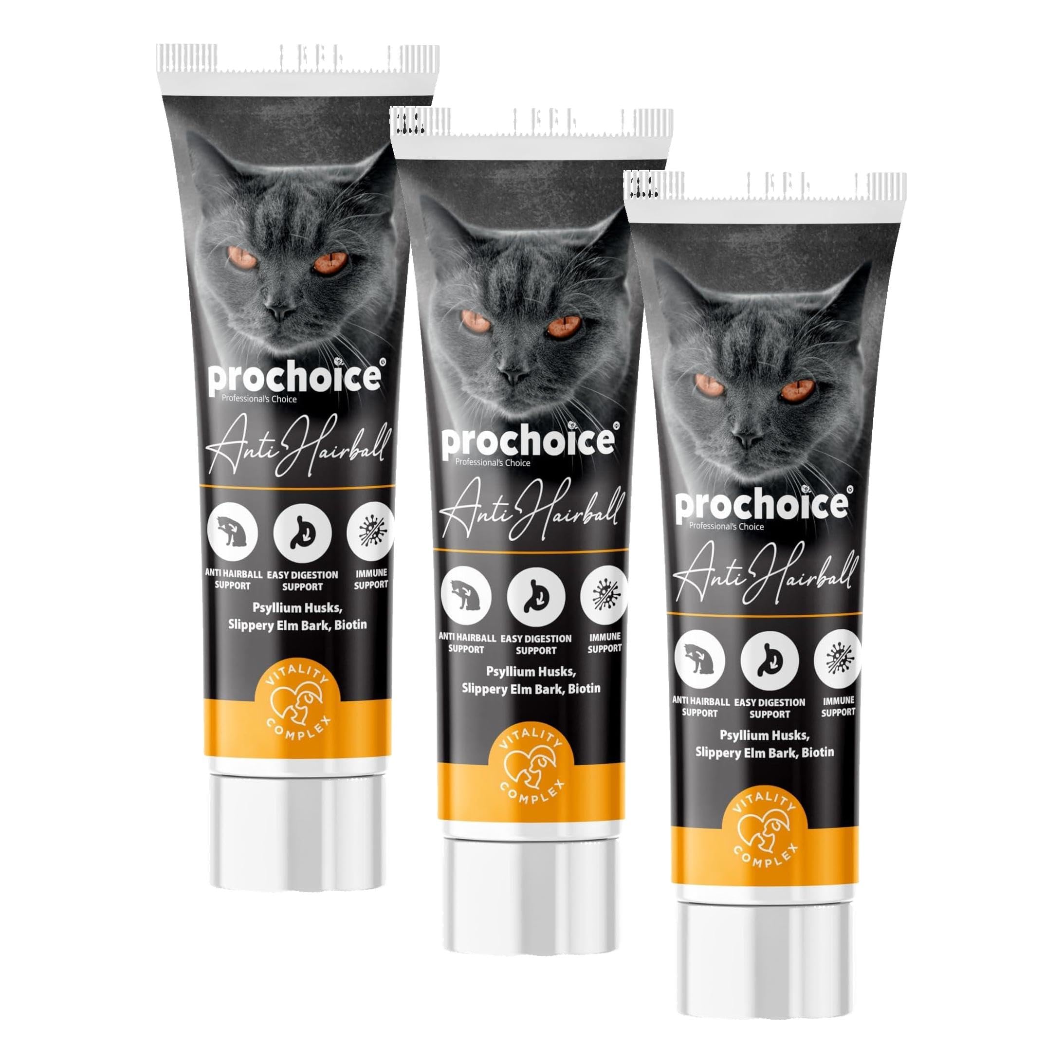 Prochoice Anti Hairball Pasta Kediler İçin Kıl Yumağı Önleyici Vitamin 100 ml (3 paketi)