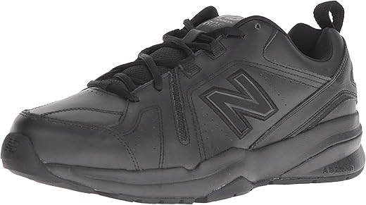 New Balance Men's 608 V5 Casual Comfort Cross Trainer, Black/Black, 10.5 Wide