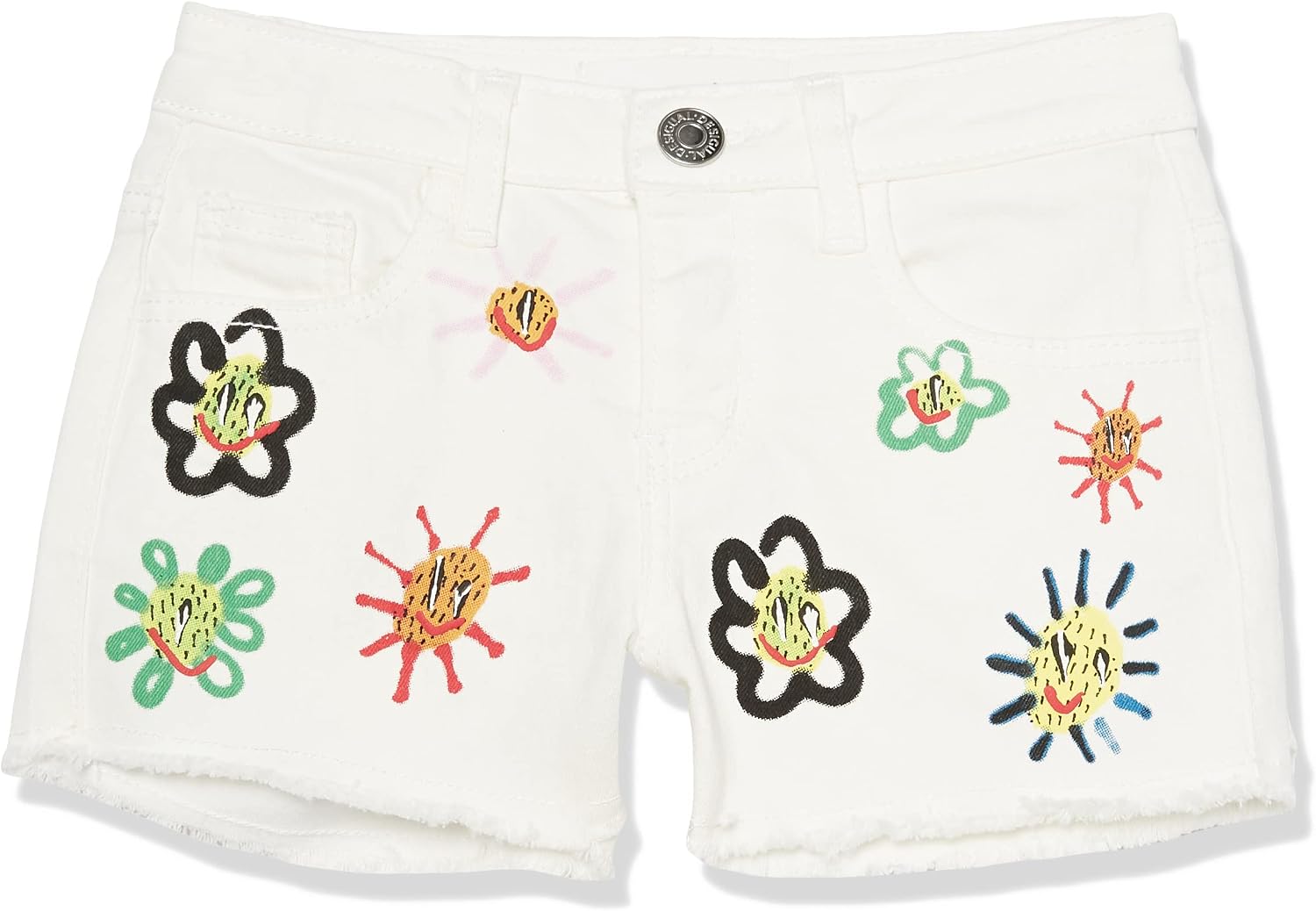 Desigual Little Girl's Shorts Vaqueros Smiley®