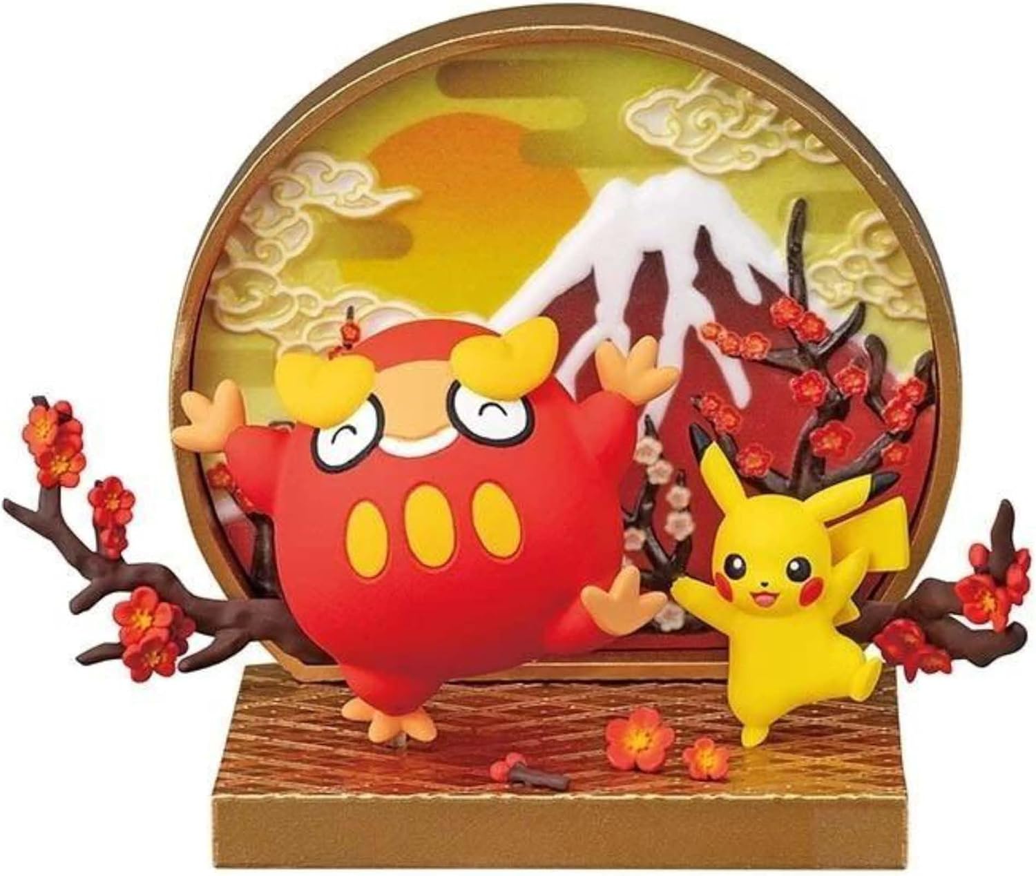 Re-Ment Pokemon Wanomado Collection Miniature Decorative Figure (Darumaka & Pikachu)
