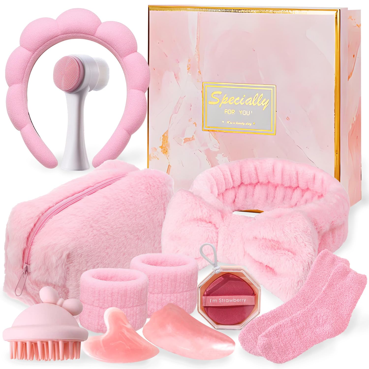 Kit de soins visage et corps, cadeau femme original