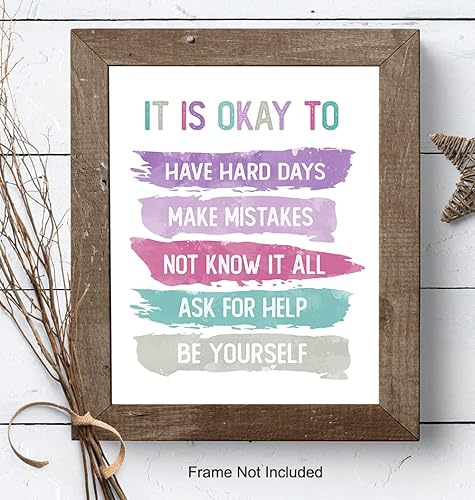 Miniatura 8 de Inspiration Motivation - Arte de pared para el hogar, oficina, dormitorio, baño, citas positivas, decoración de pared, regalo de aliento para