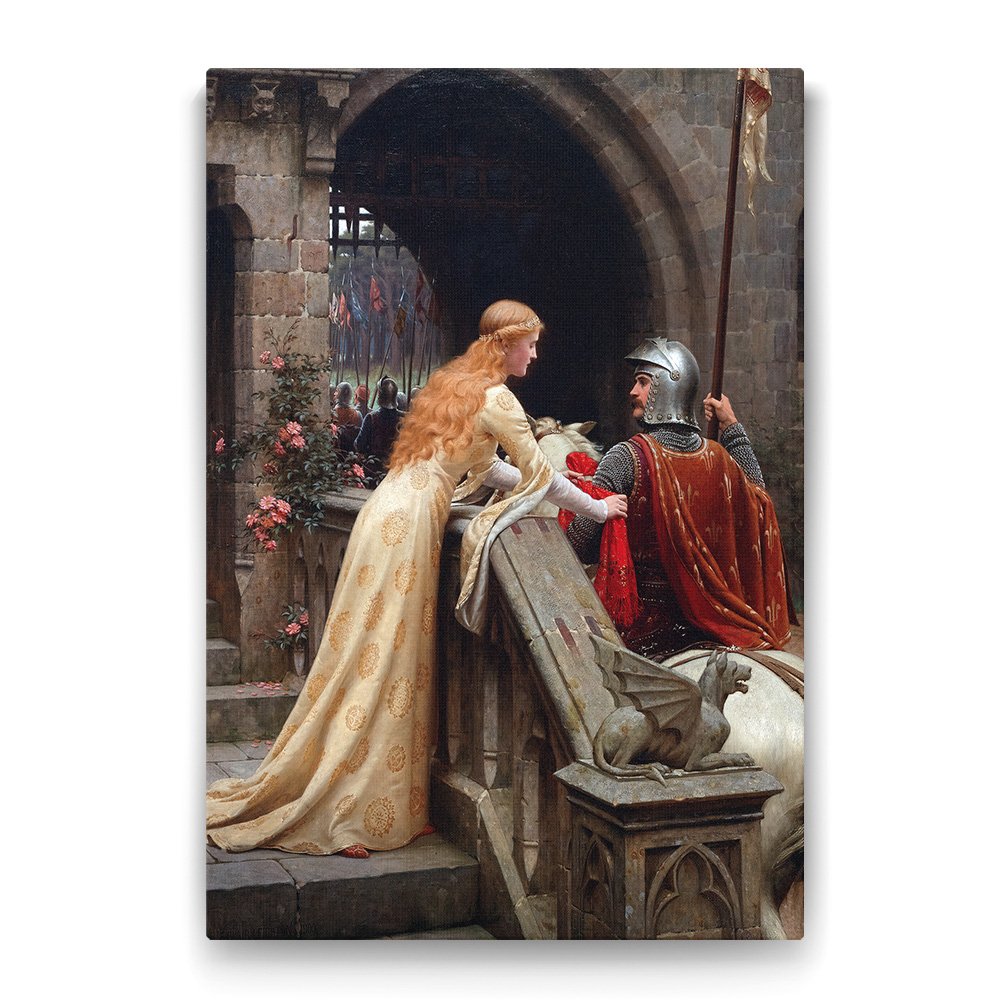 Edmund Blair Leighton - Tanrı Korusun Tablosu - 100x140cm