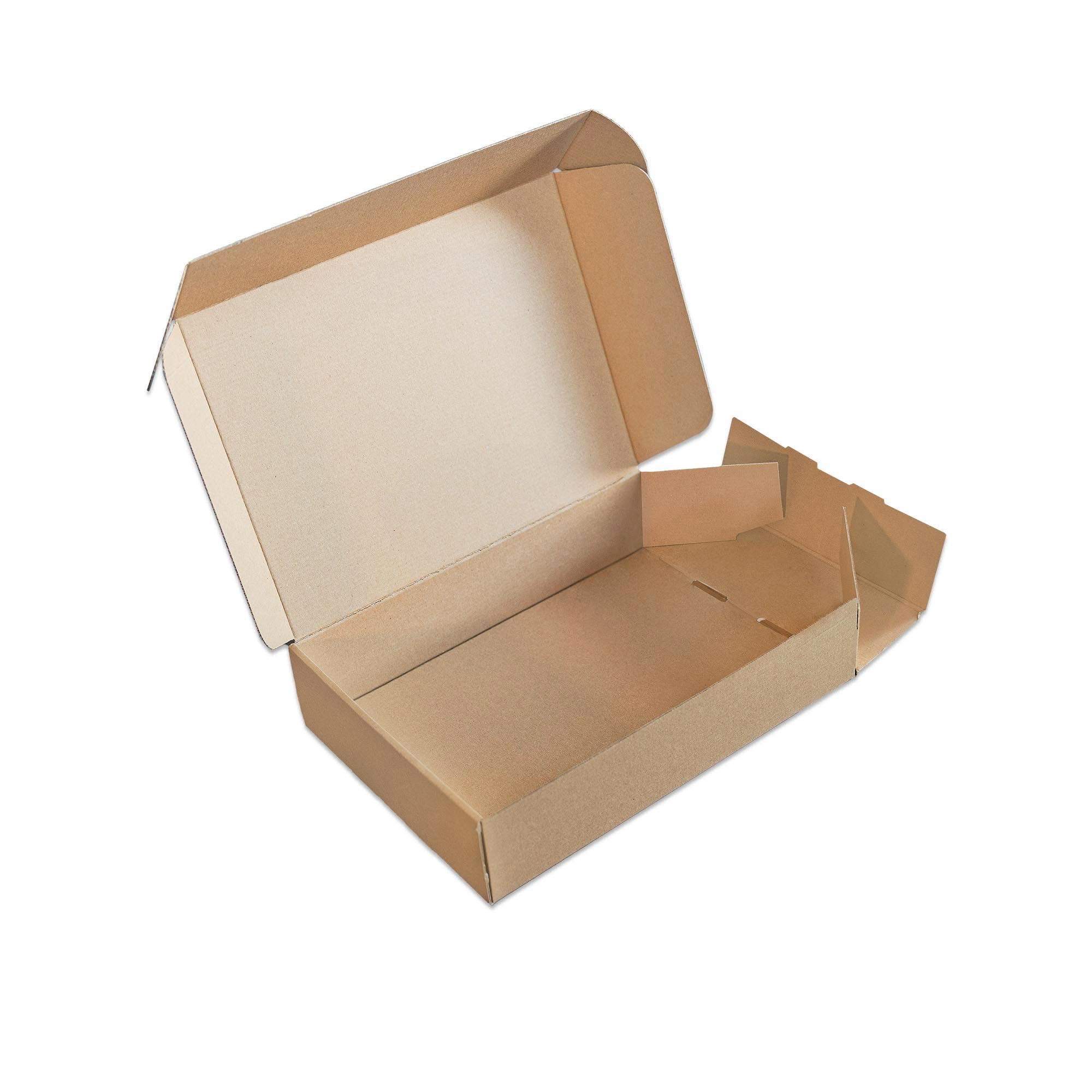 DHL Kleinpaket – 350x250x80mm – Einwelliger Karton, Versandkarton, FEFCO 0427, stabil & recycelbar, braun (200)